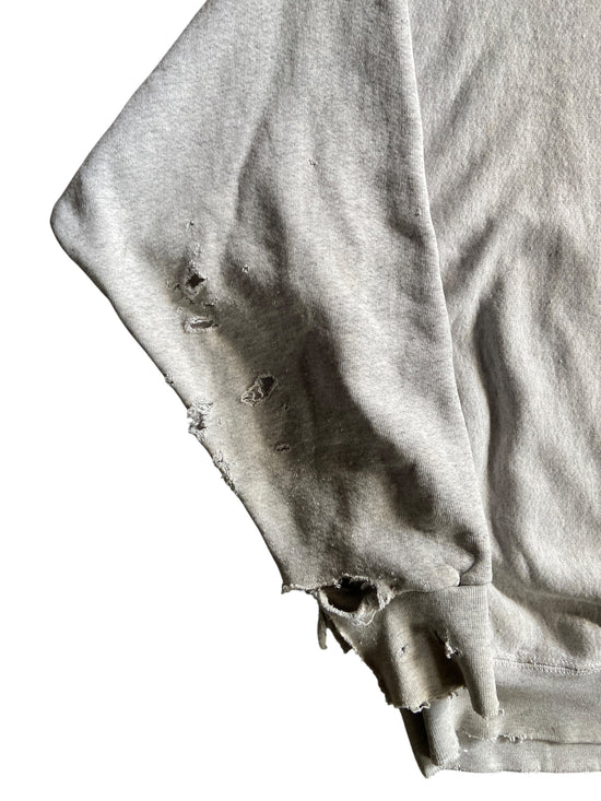 VTG Wisconsin Thrashed Crewneck Sweater Sz XXL