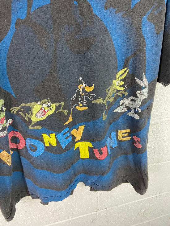 VTG Looney Tunes Wild Oats Faded Tee Sz XL