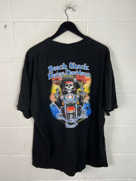 VTG Harley Davidson Pink Logo Tee Sz XL