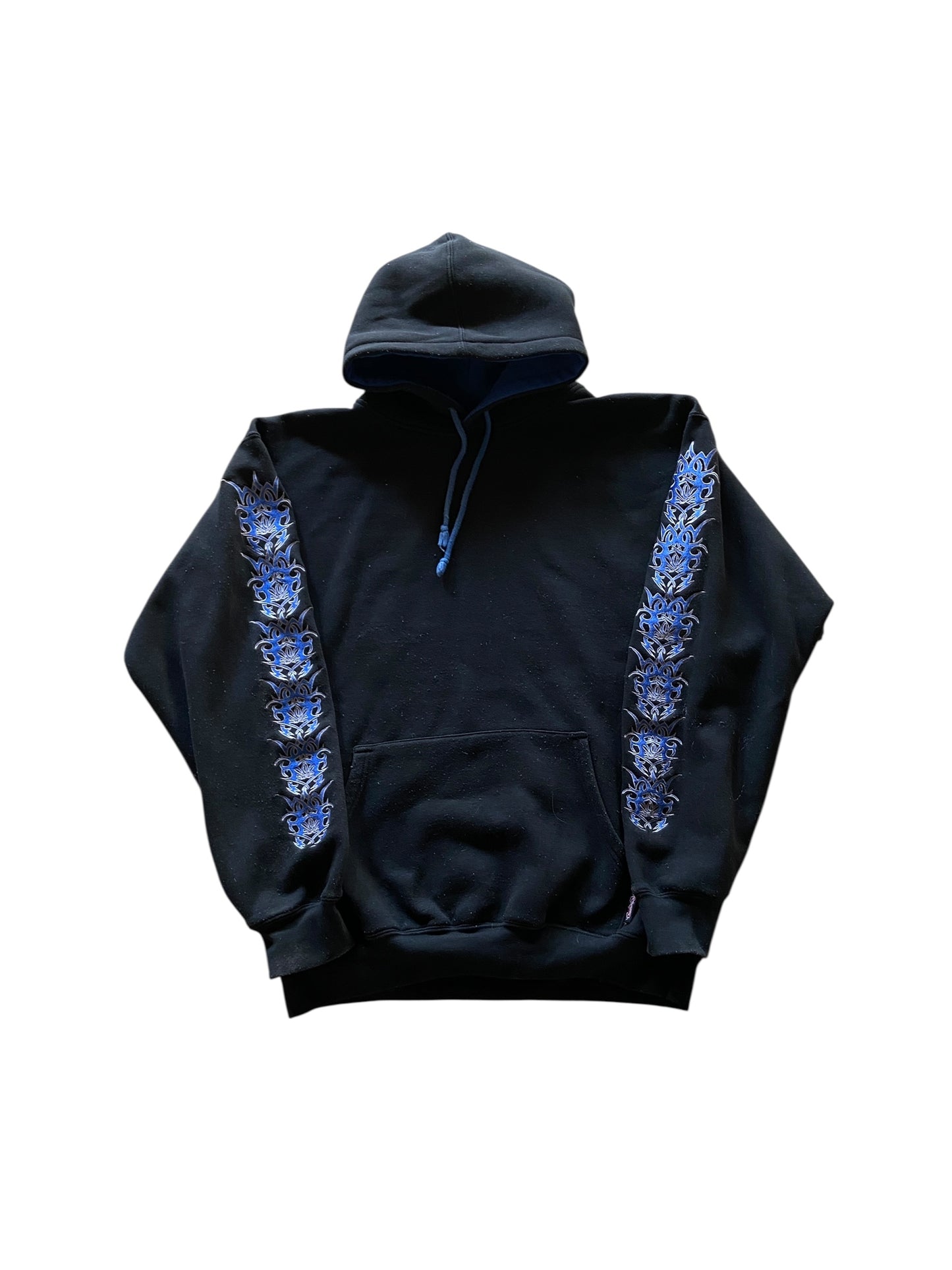 Y2K Sapphire Lounge Affliction Hooded Sweatshirt Sz XL