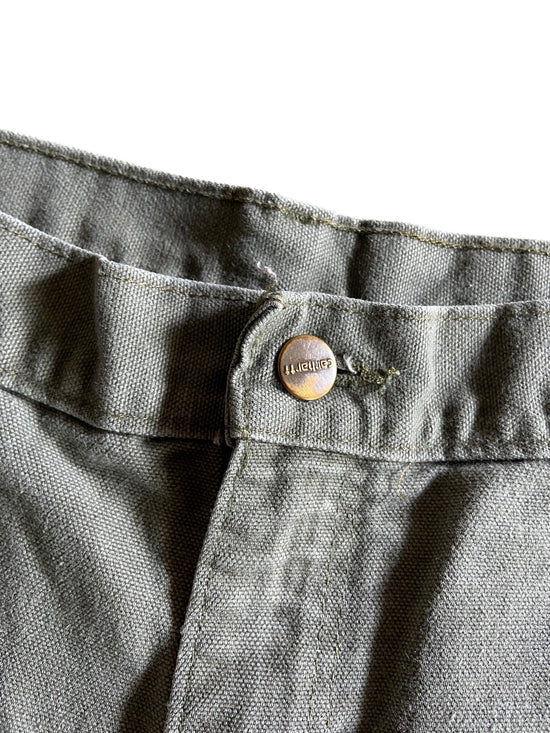 VTG Slate Faded Carhartt Jeans Sz 36x34