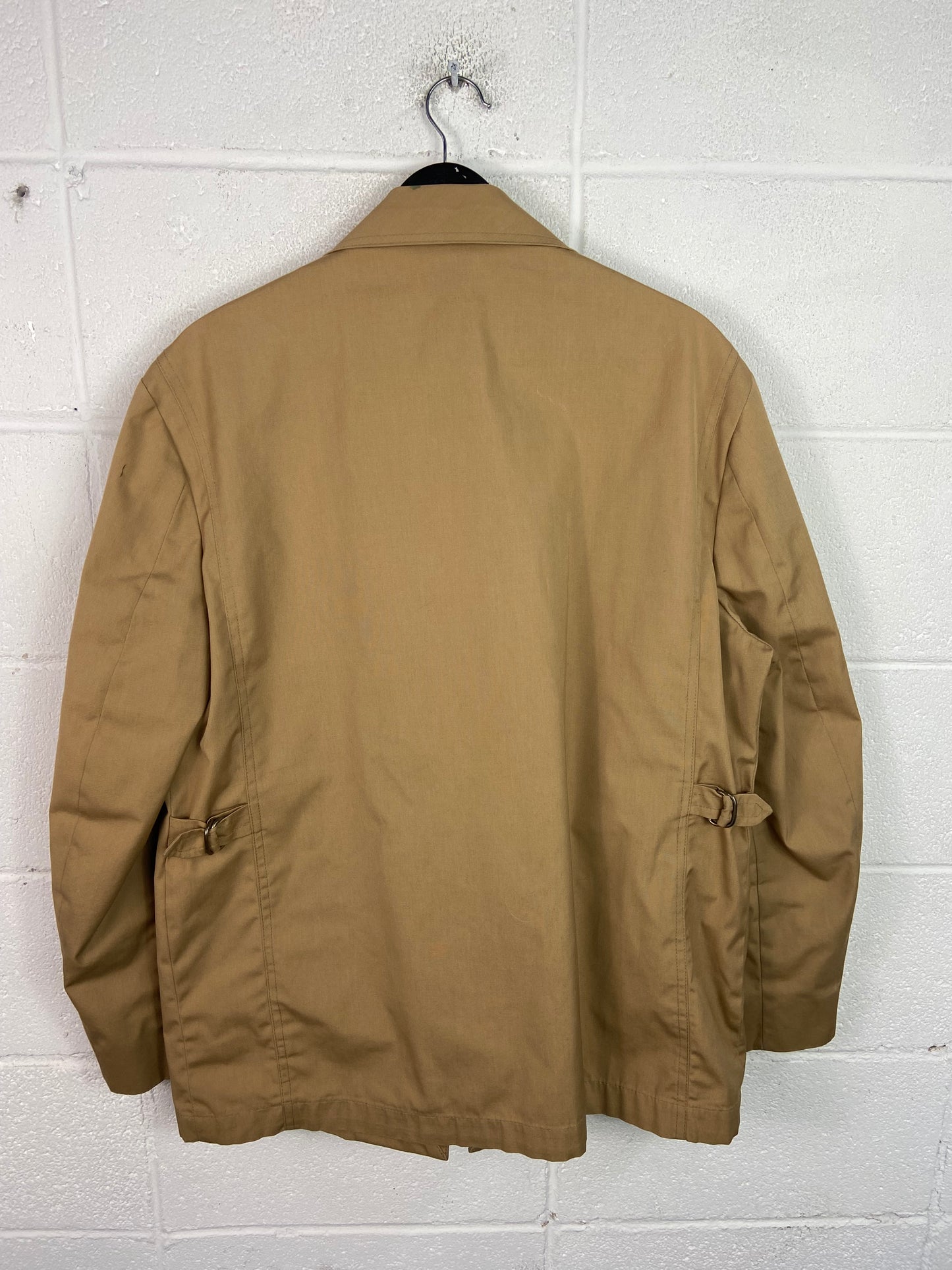 VTG Tan Long Work Jacket Sz L