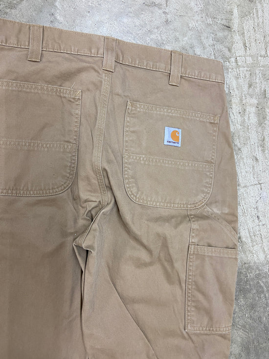 Carhartt Tan Relaxed Carpenter Pants Sz 34x36