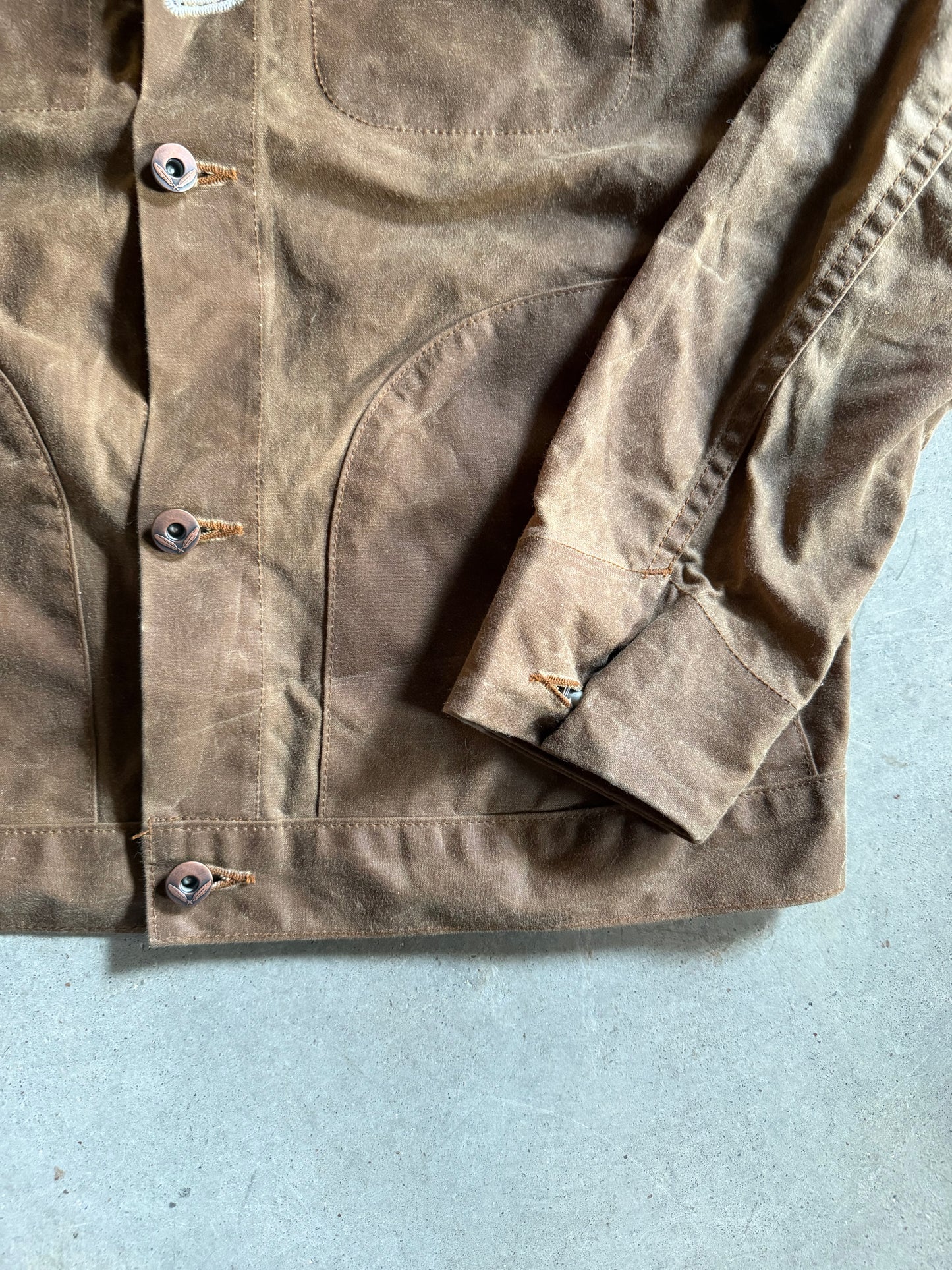 Rogue Territory Keep The Trade Alive Wax Jacket Sz M