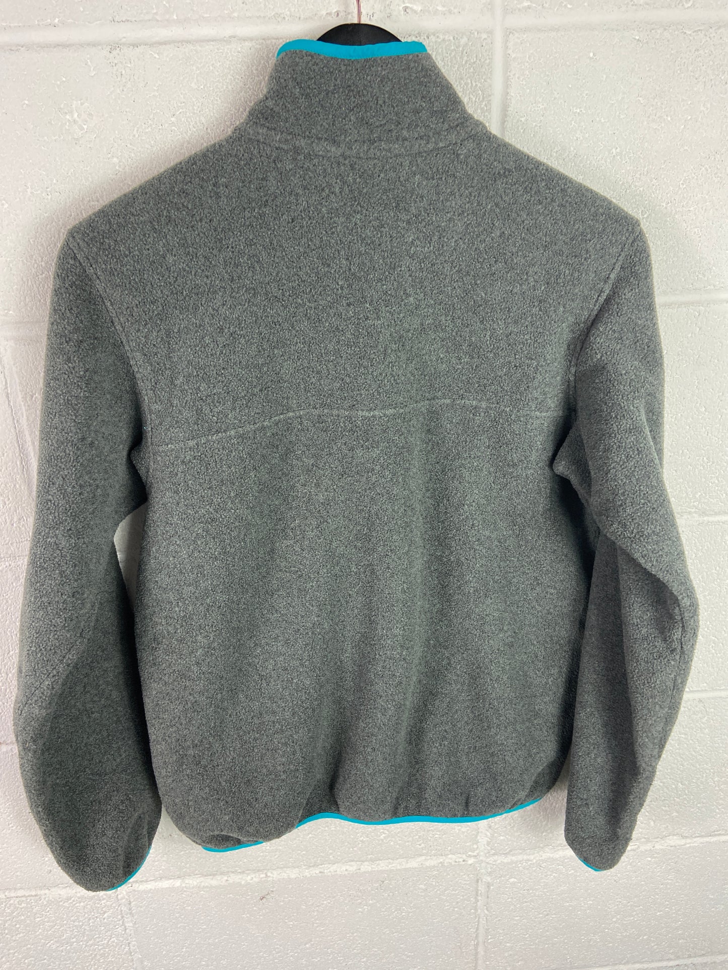 VTG Patagonia Quarter Button Teal/Grey Sz S