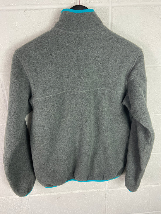 VTG Patagonia Quarter Button Teal/Grey Sz S