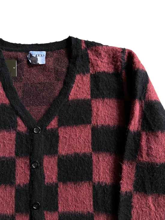 Basketcase Mohair Cardigan Sweater Sz XXL