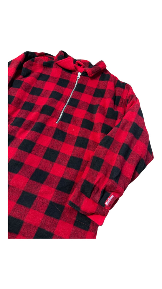 VTG Marlboro Reversible Fleece Jacket Sz XL