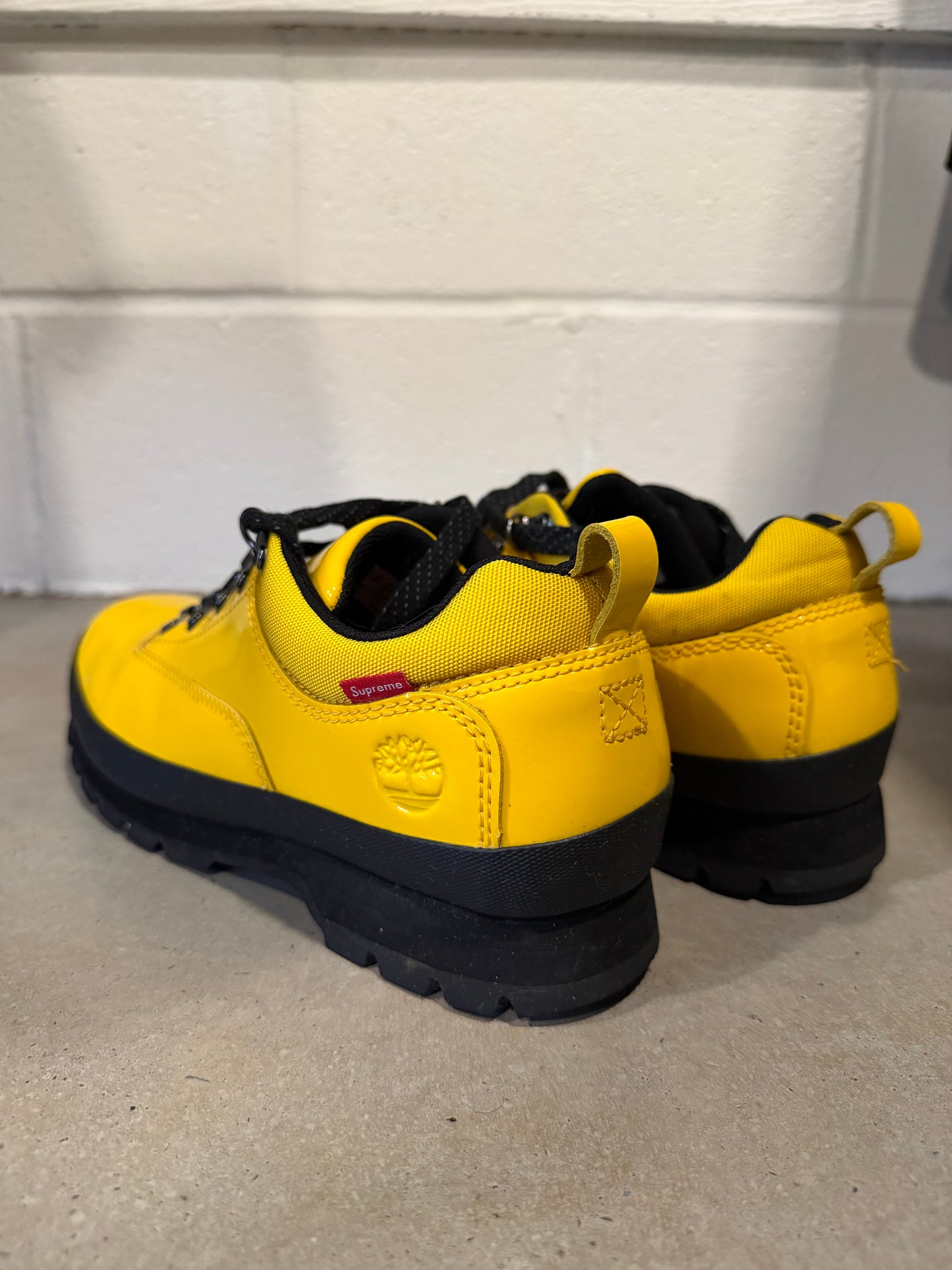 Timberland Supreme x Euro Hiker Low "Yellow Black" Sz 8.5M/10W