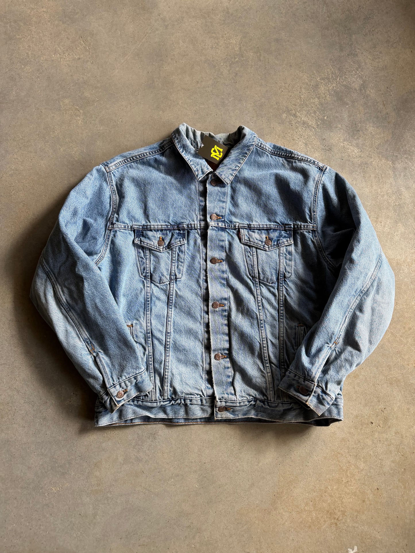 Levi's Flannel Lined Denim Jacket Sz XL