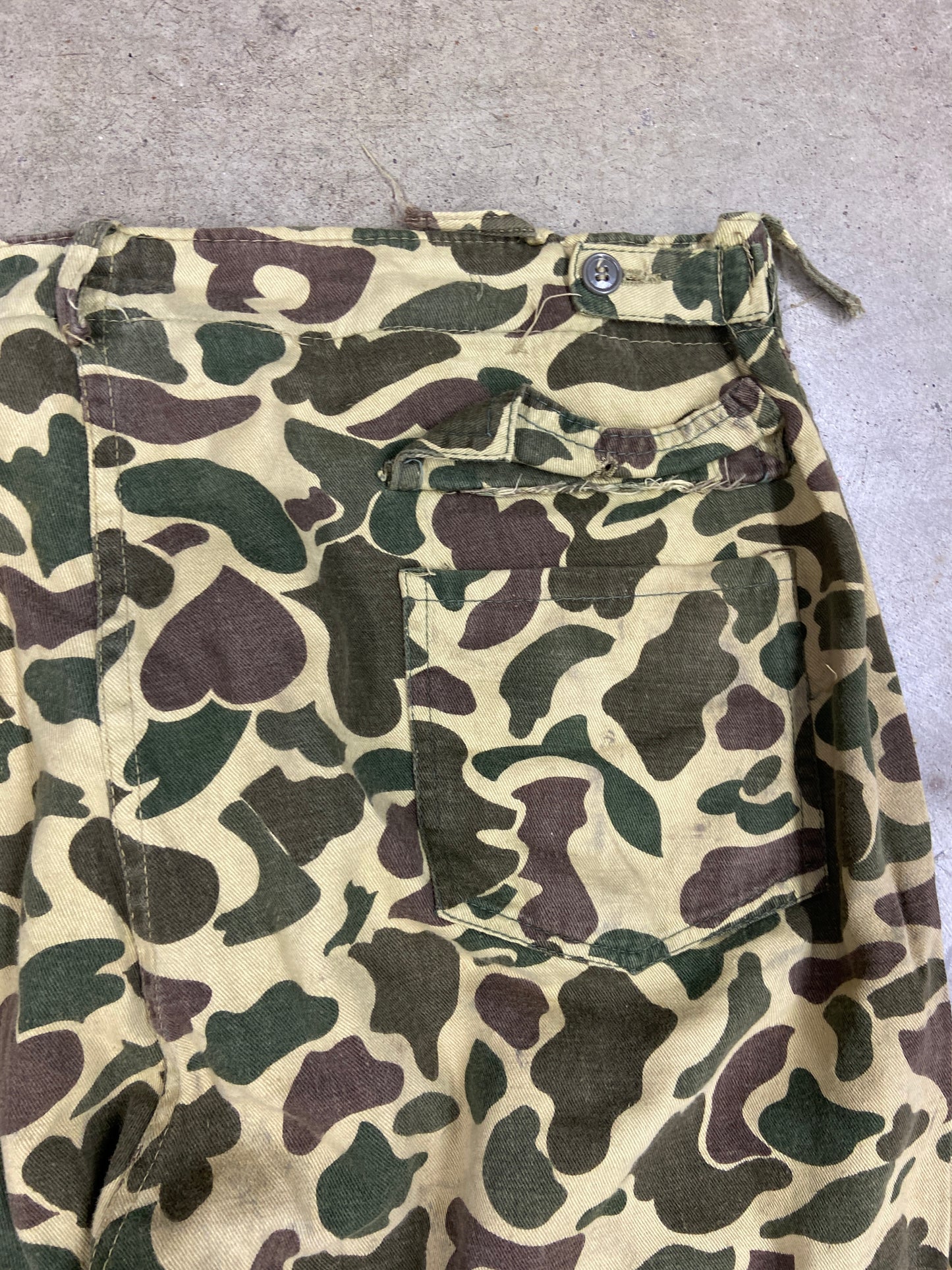 VTG Duck Camo Lightweight Square Pocket Pants 40x30
