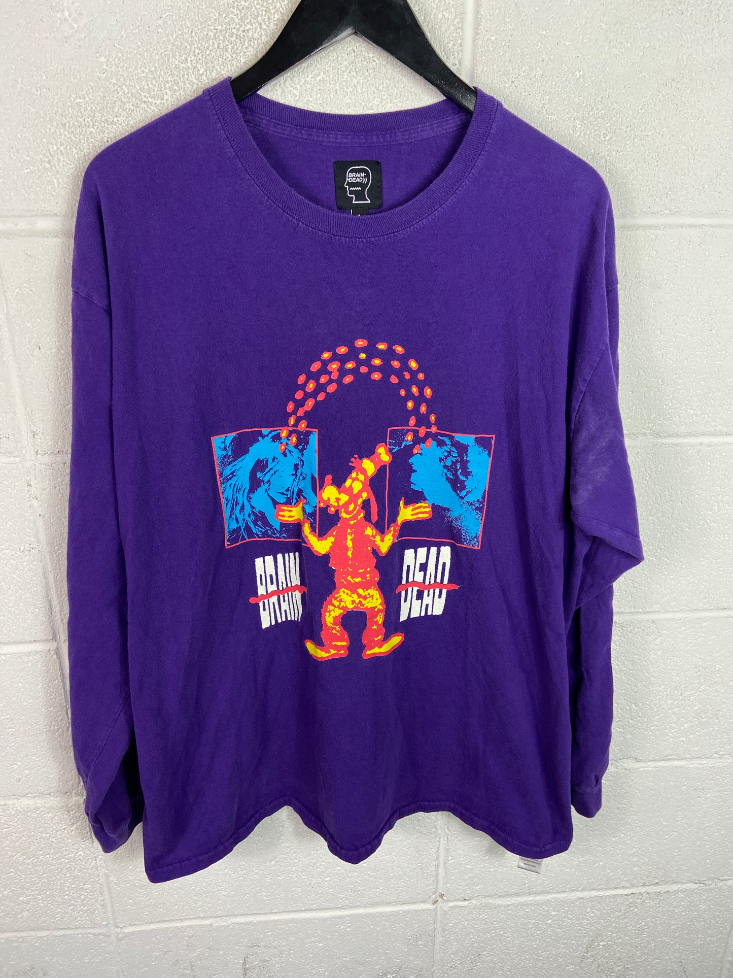 Brain Dead Goofy L/S Tee Sz L
