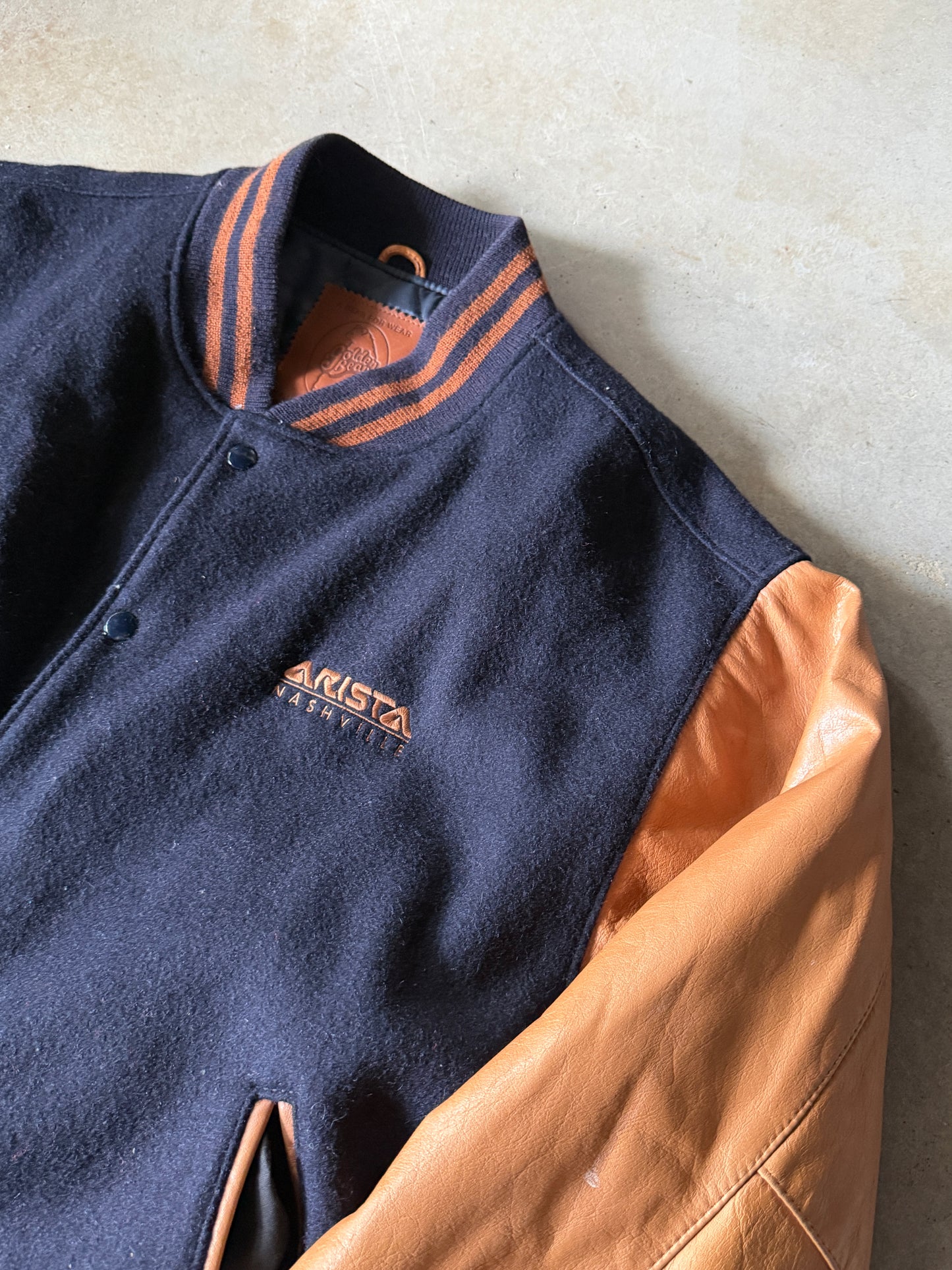 VTG Arista Nashville Varsity Jacket Sz XL