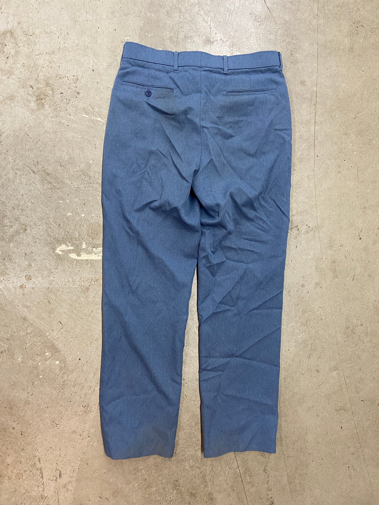 VTG Levi's Blue Action Slack Trousers Sz 33x32