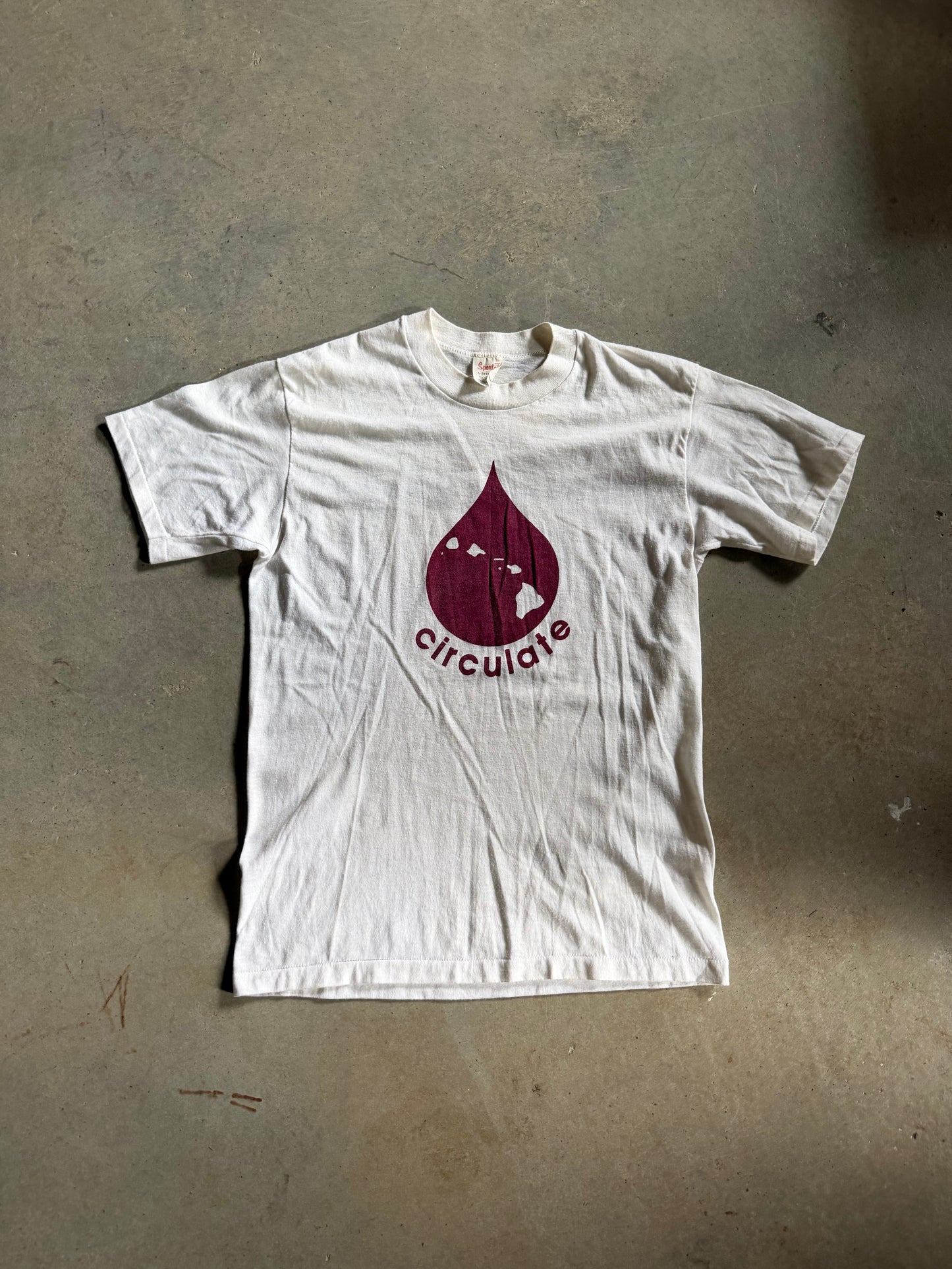 VTG Hawaii Circulate Blood Bank Tee Sz S