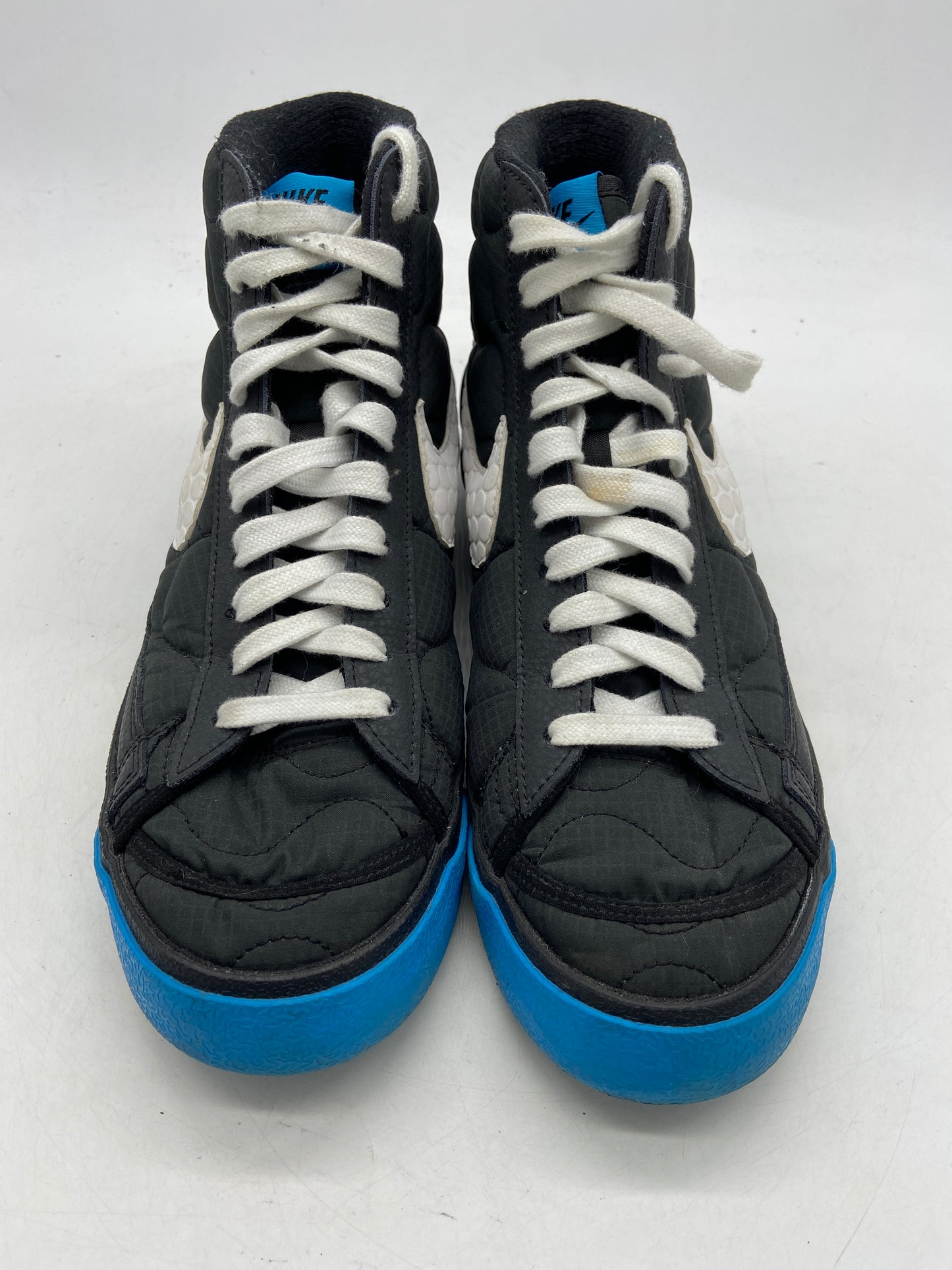 Preowned Nike BY You Black Parachute Blazers Sz 9M/10.5W
