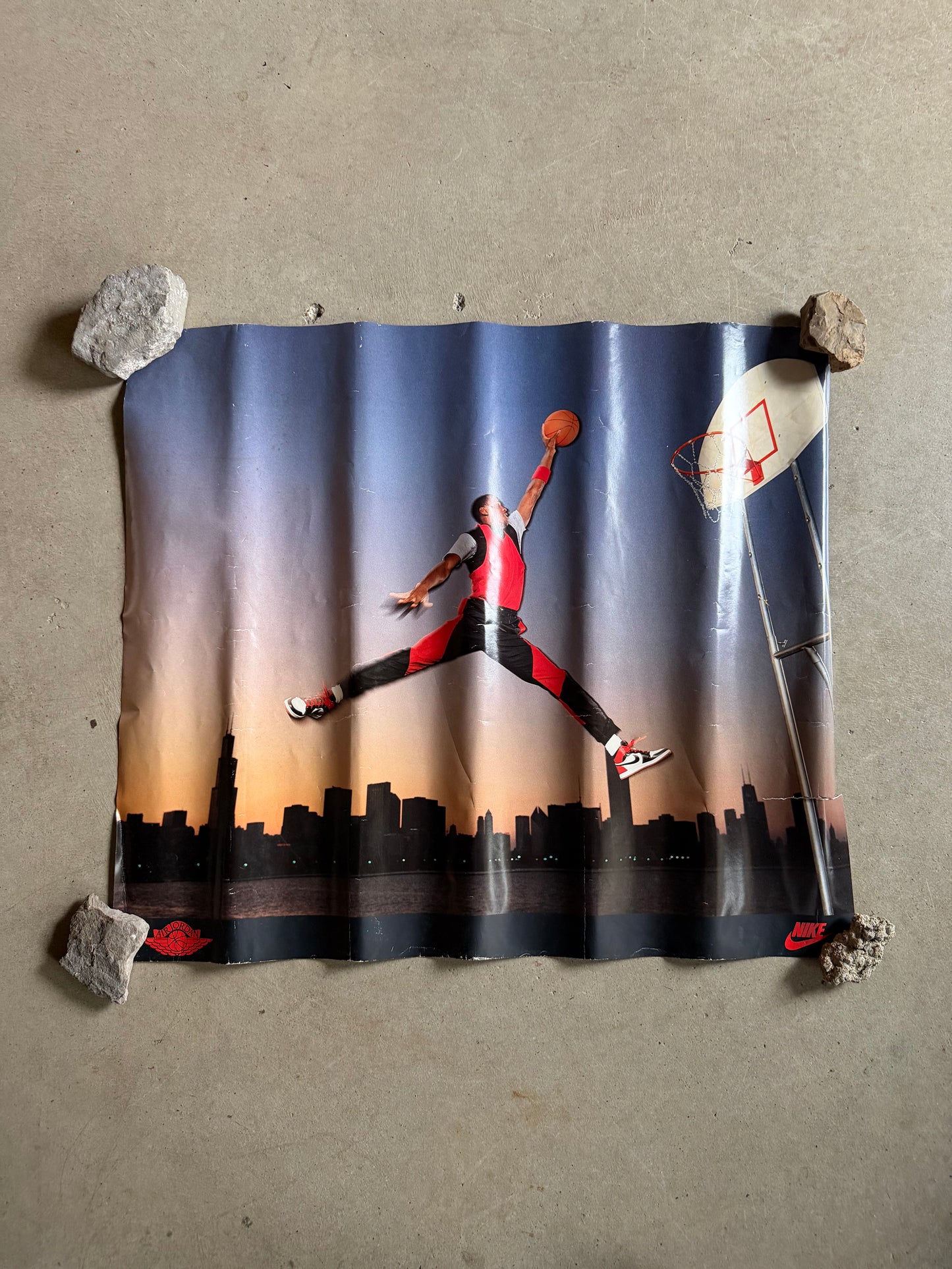 Original Michael Jordan Hangtime Poster Nike