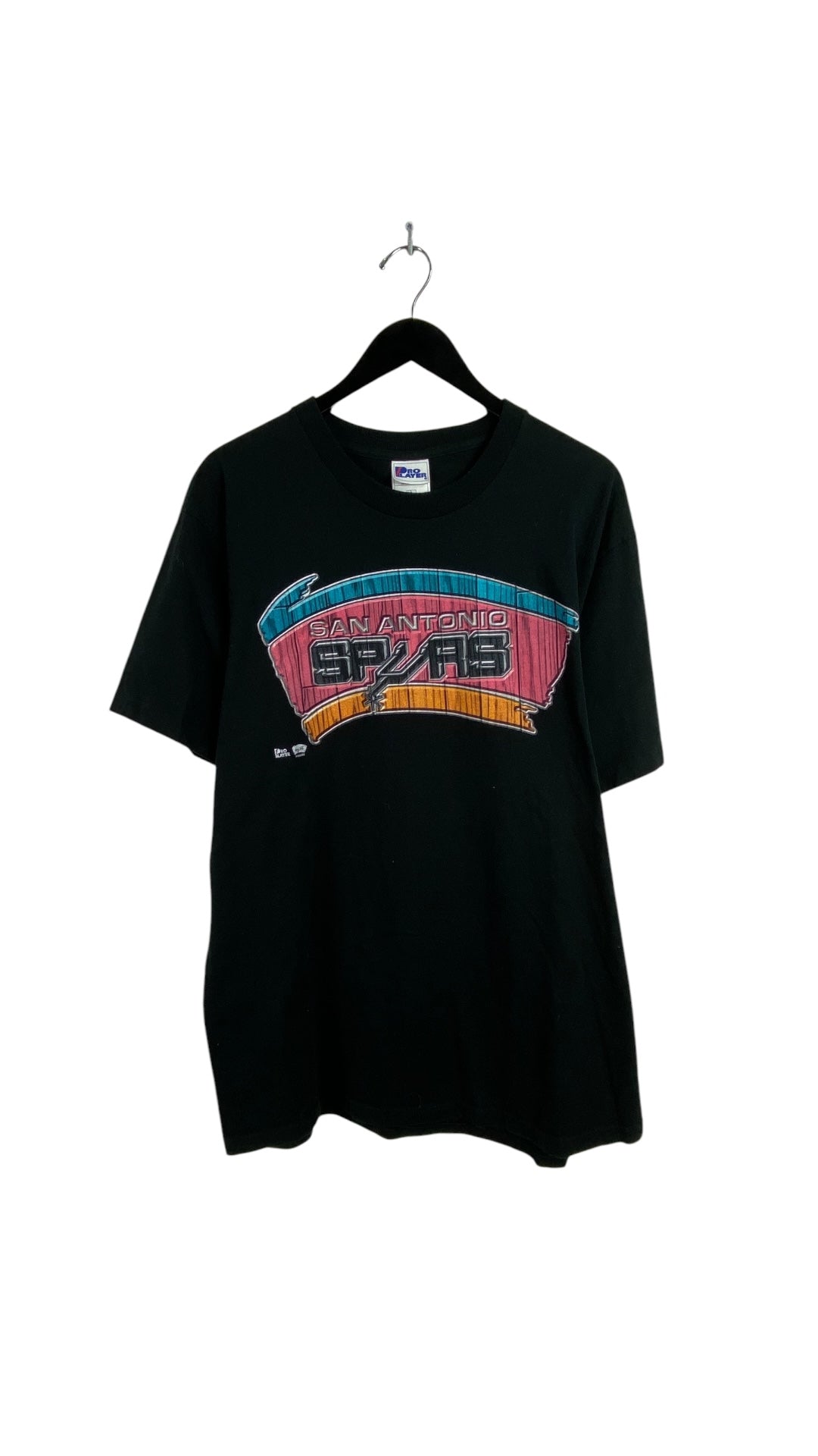 VTG San Antonio Spurs Classsic Logo Tee Sz L