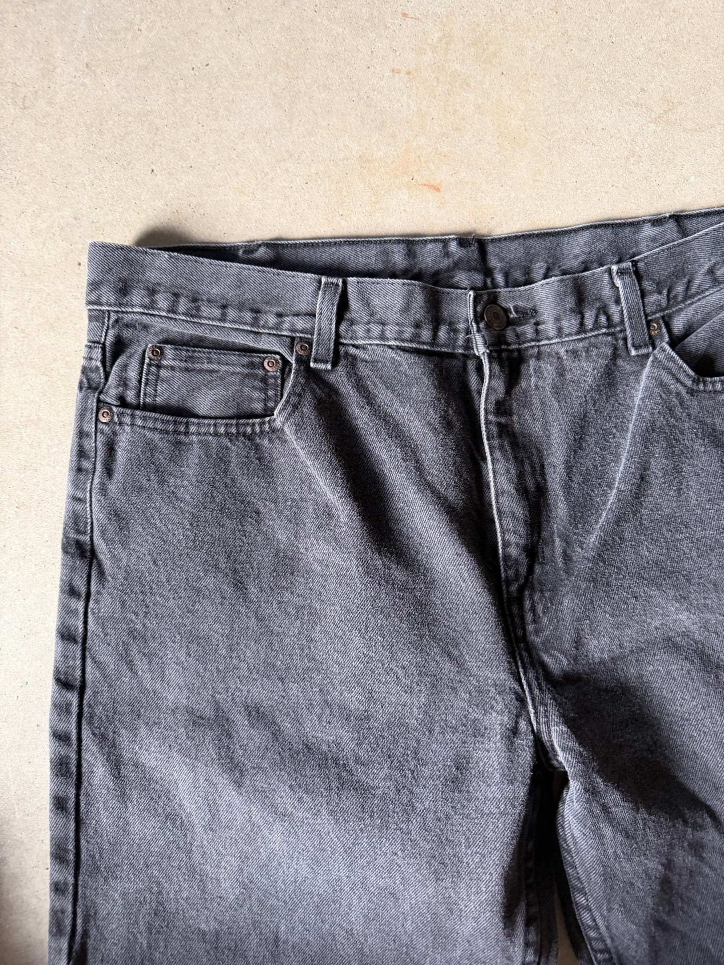 Faded Glory Black Denim Jeans Sz 38x34