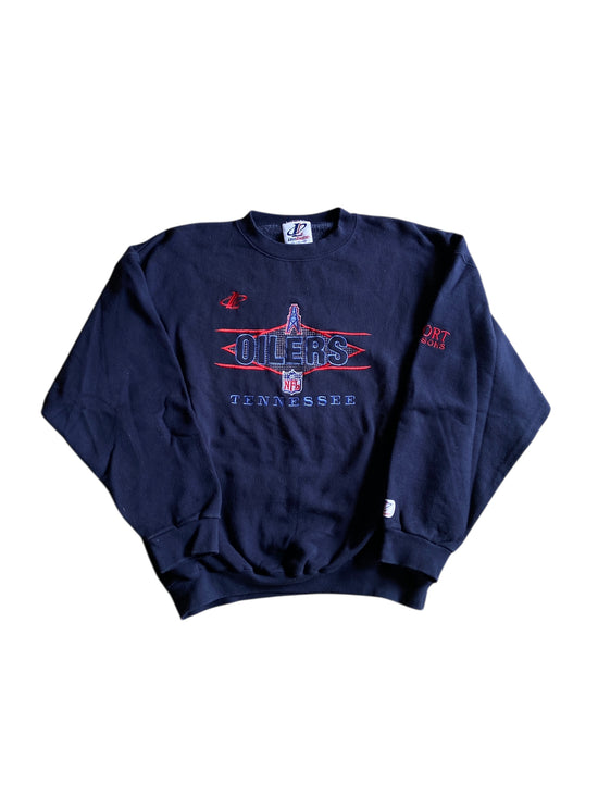 VTG Tennessee Oilers Logo Athletic Sweatshirt Sz M/L