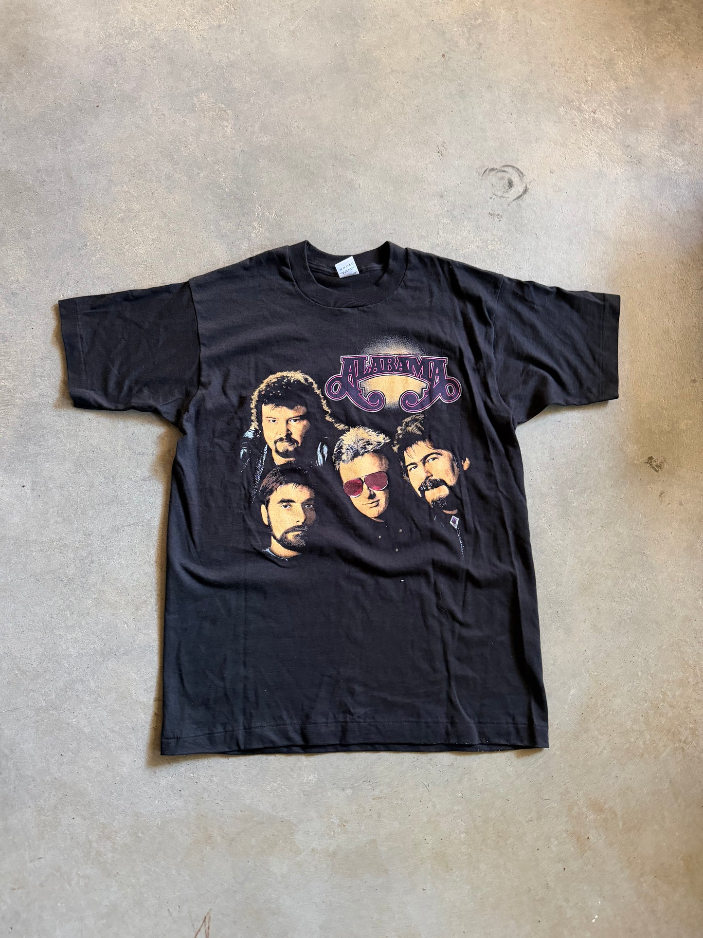 VTG Alabama Portait Stars Tee Sz L