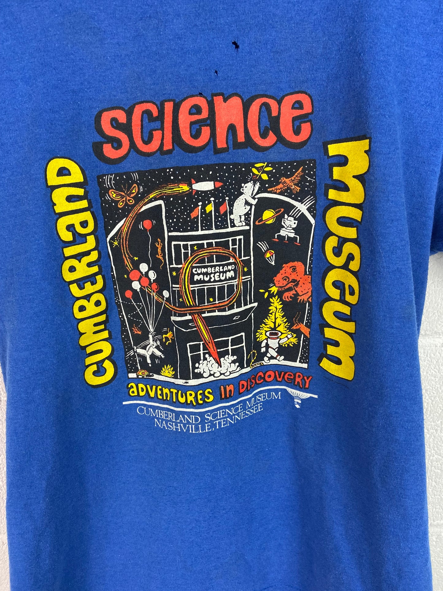 VTG Cumberland Adventure Science Musuem Nashville Tee Sz S