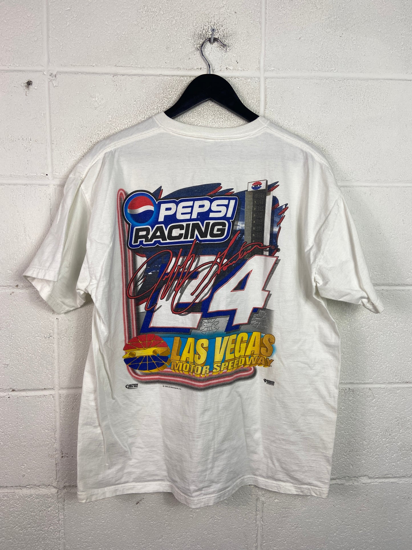 VTG Nascar Las Vegas Motor Speedway Powerhouse Tee Sz L/XL