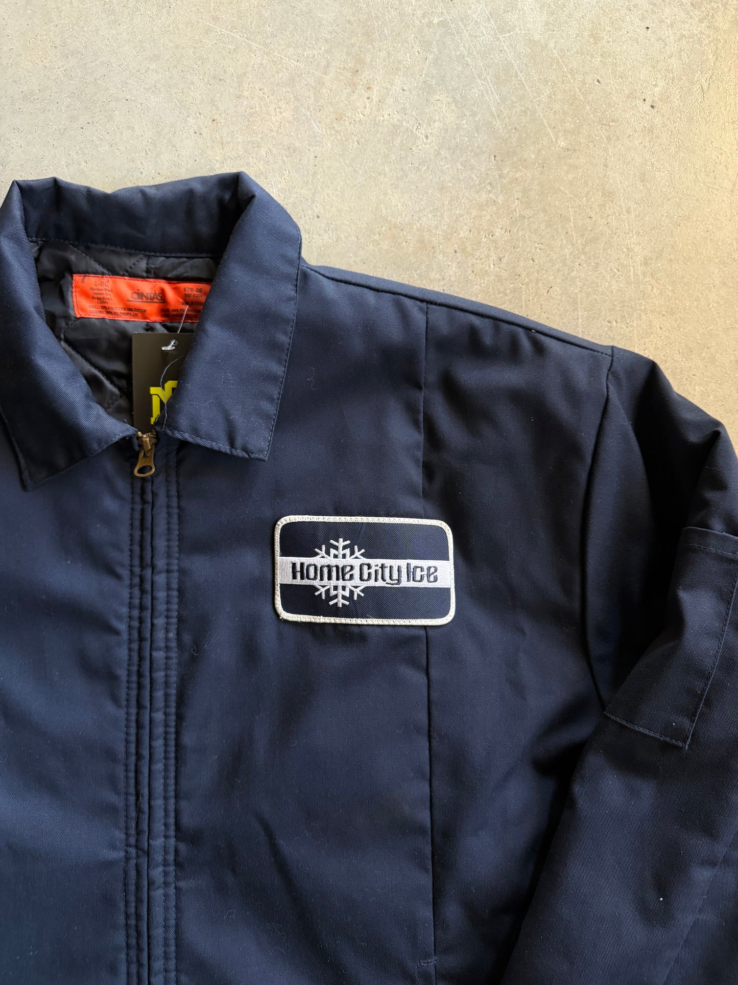 VTG Home City Ice Work Jacket Sz XL