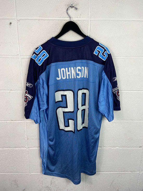 Y2K Tennessee Titans Reebok Chris Johnson #28 Jersey Sz XL