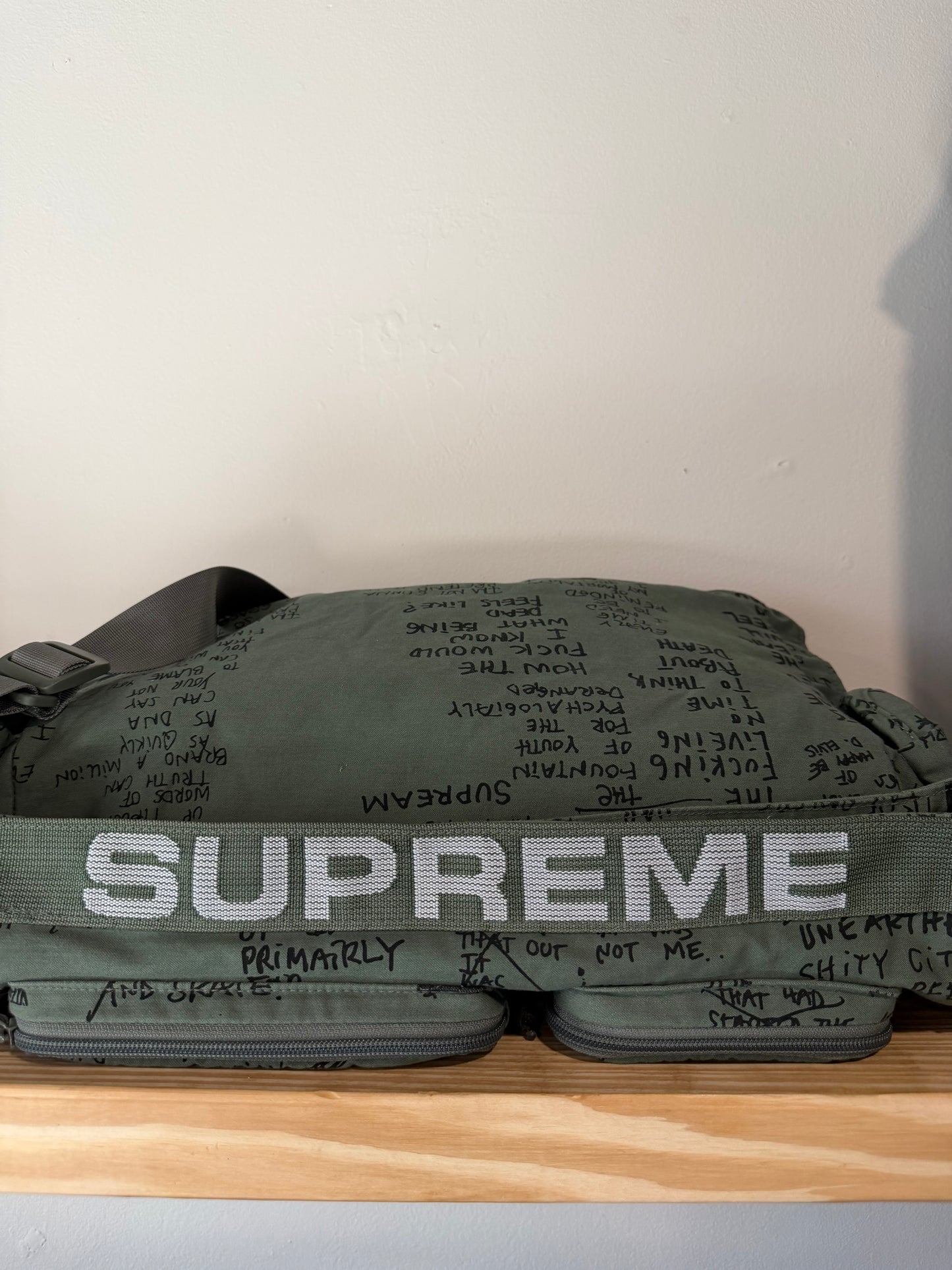 Preowned Supreme SS23 Gonz Field Messenger Bag