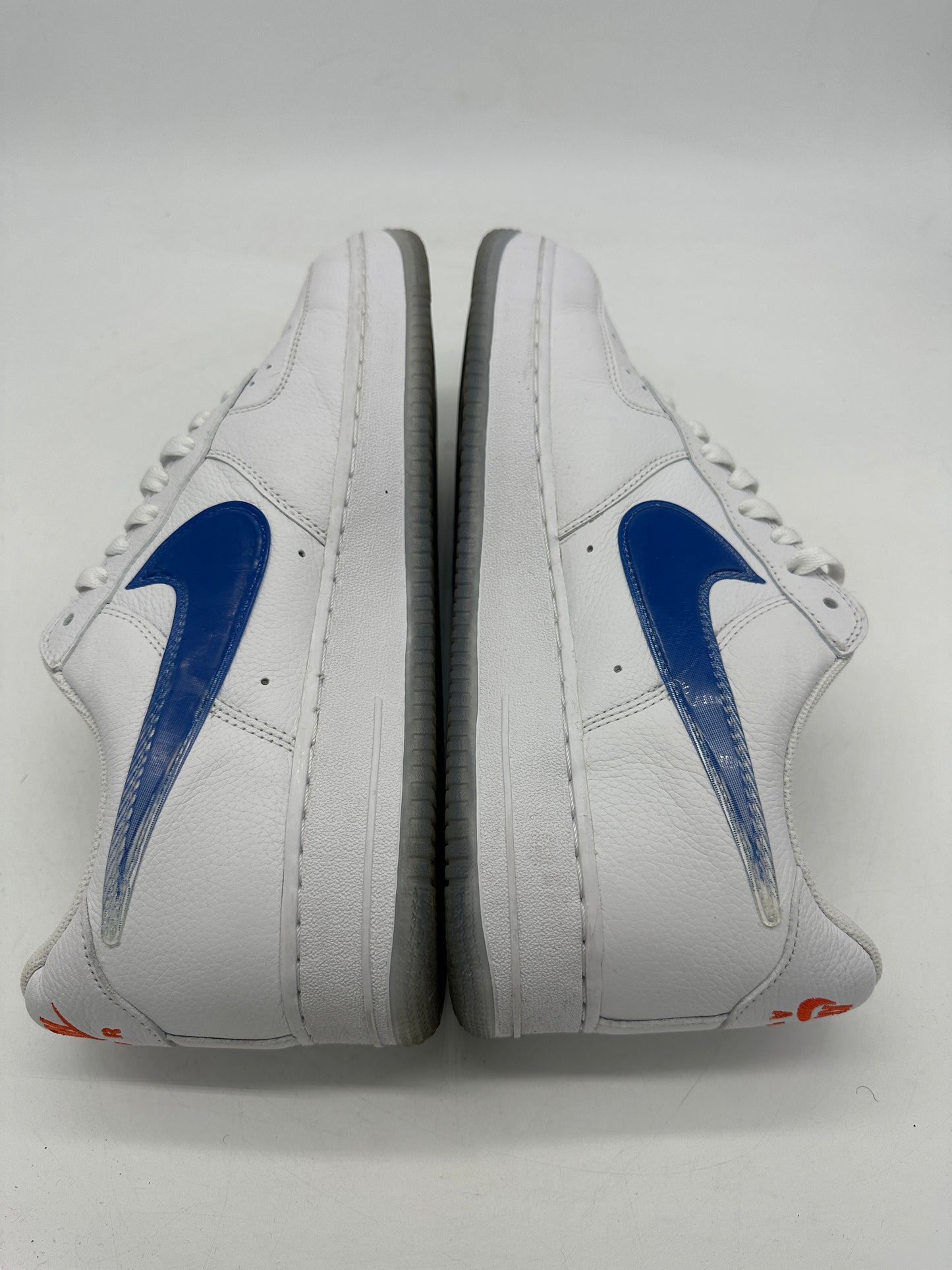 Preowned Nike Air Force 1 Low Kith Knicks Home Sz 11.5M/13W CZ7928-100