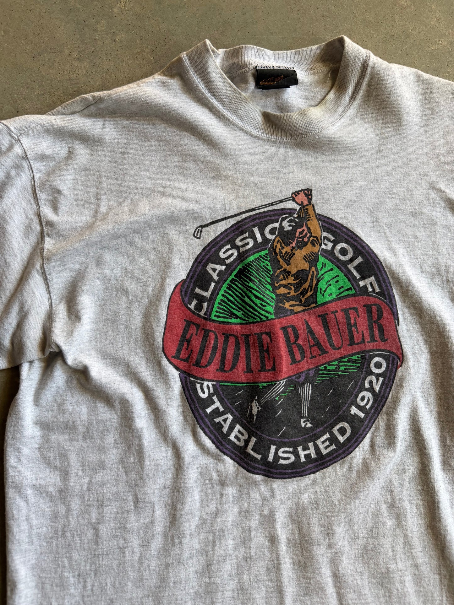 VTG 90s Eddie Bauer Classic Golf Tee Sz XL