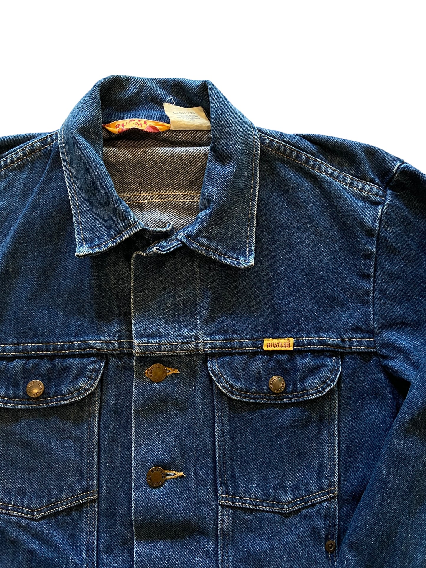 VTG Rustler Denim Jacket Sz Med