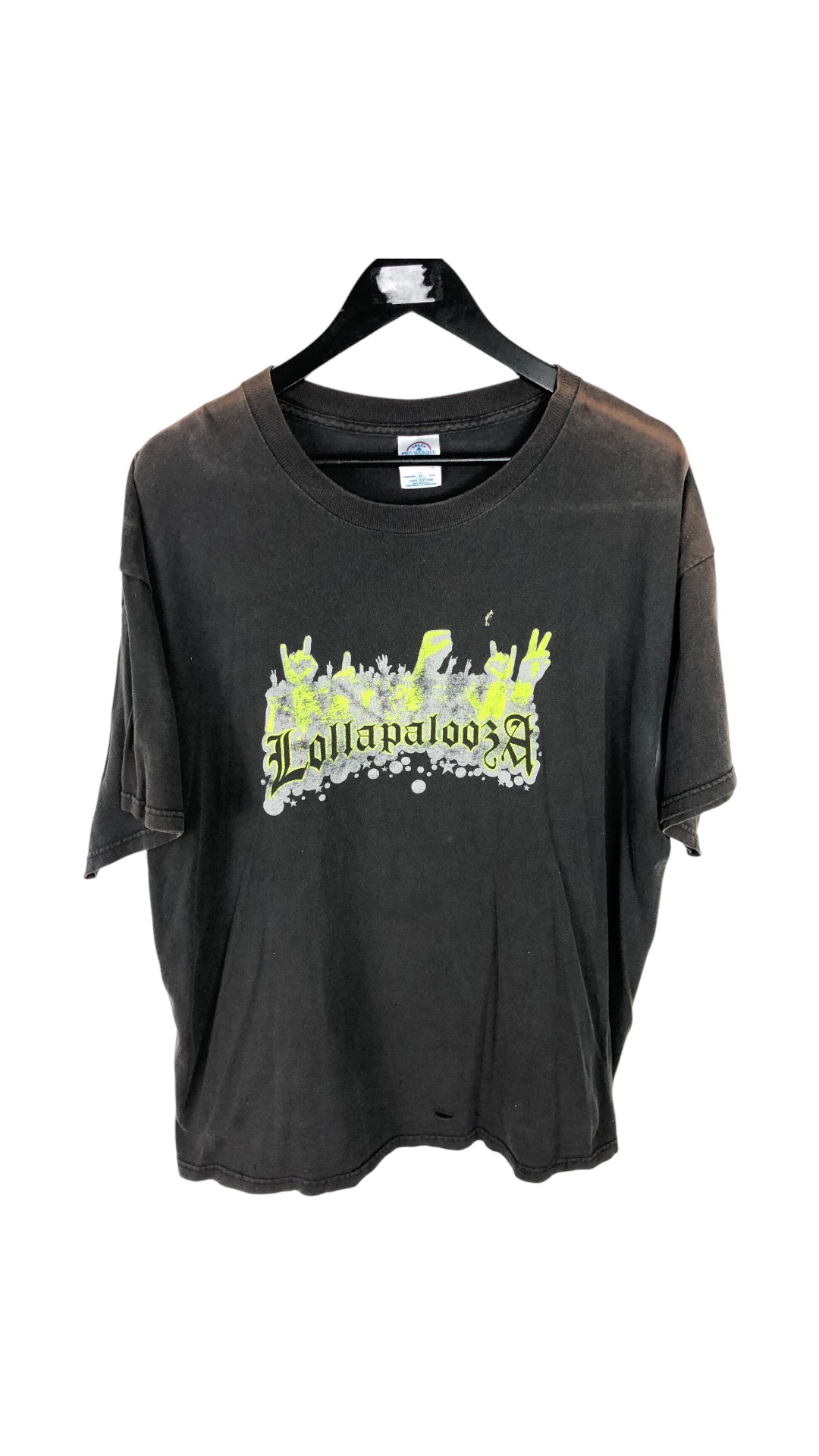 VTG Thrashed Lollapalooza Tour Tee Sz XL