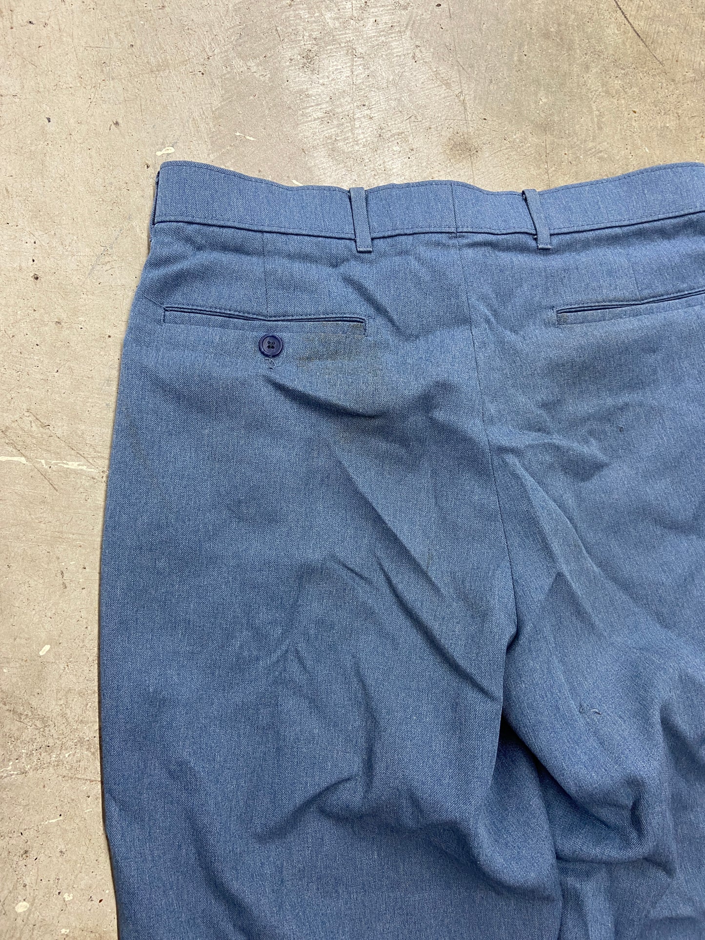 VTG Levi's Blue Action Slack Trousers Sz 33x32