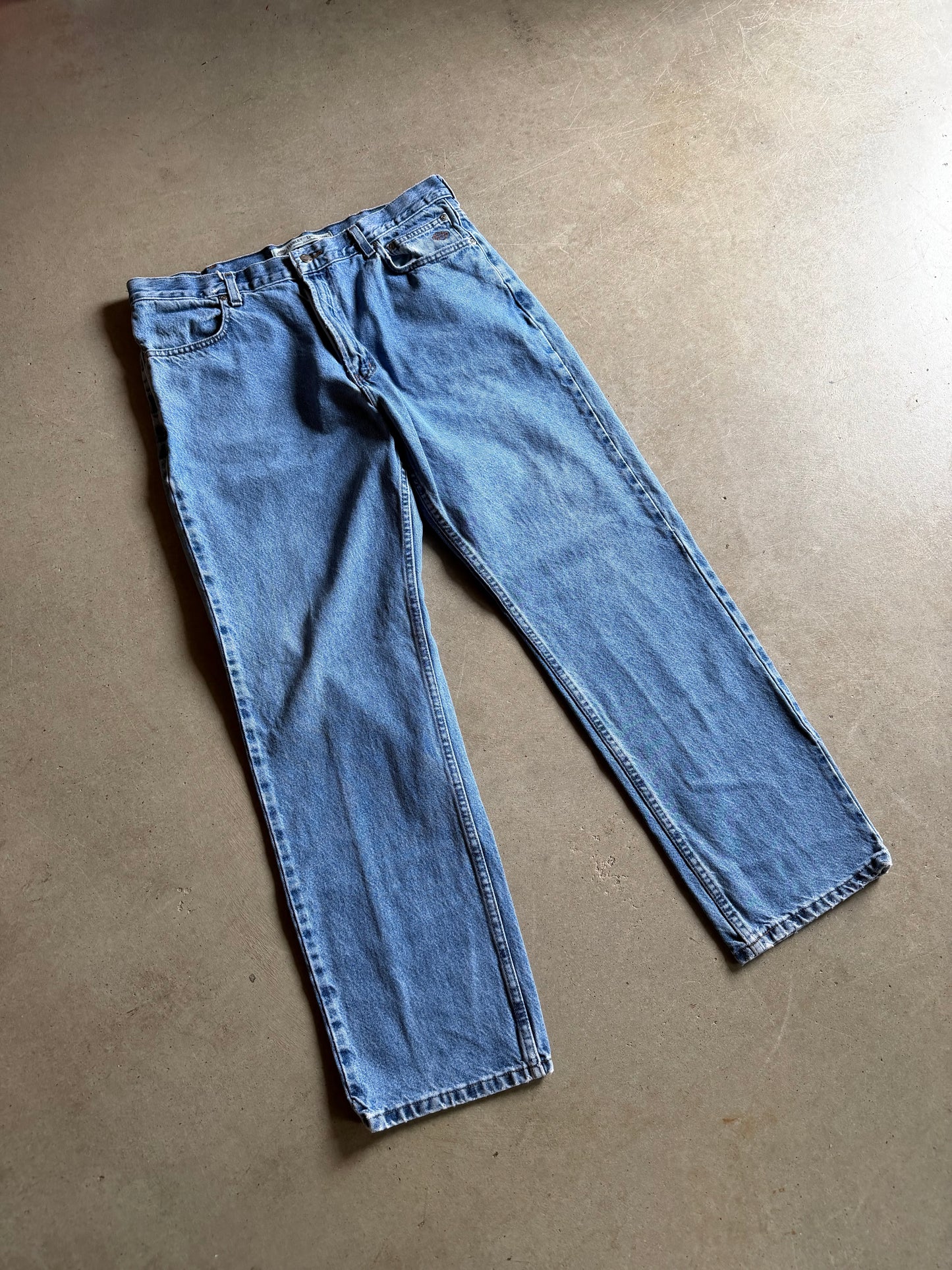 Harley Davidson Blue Denim Jeans Sz 38x32