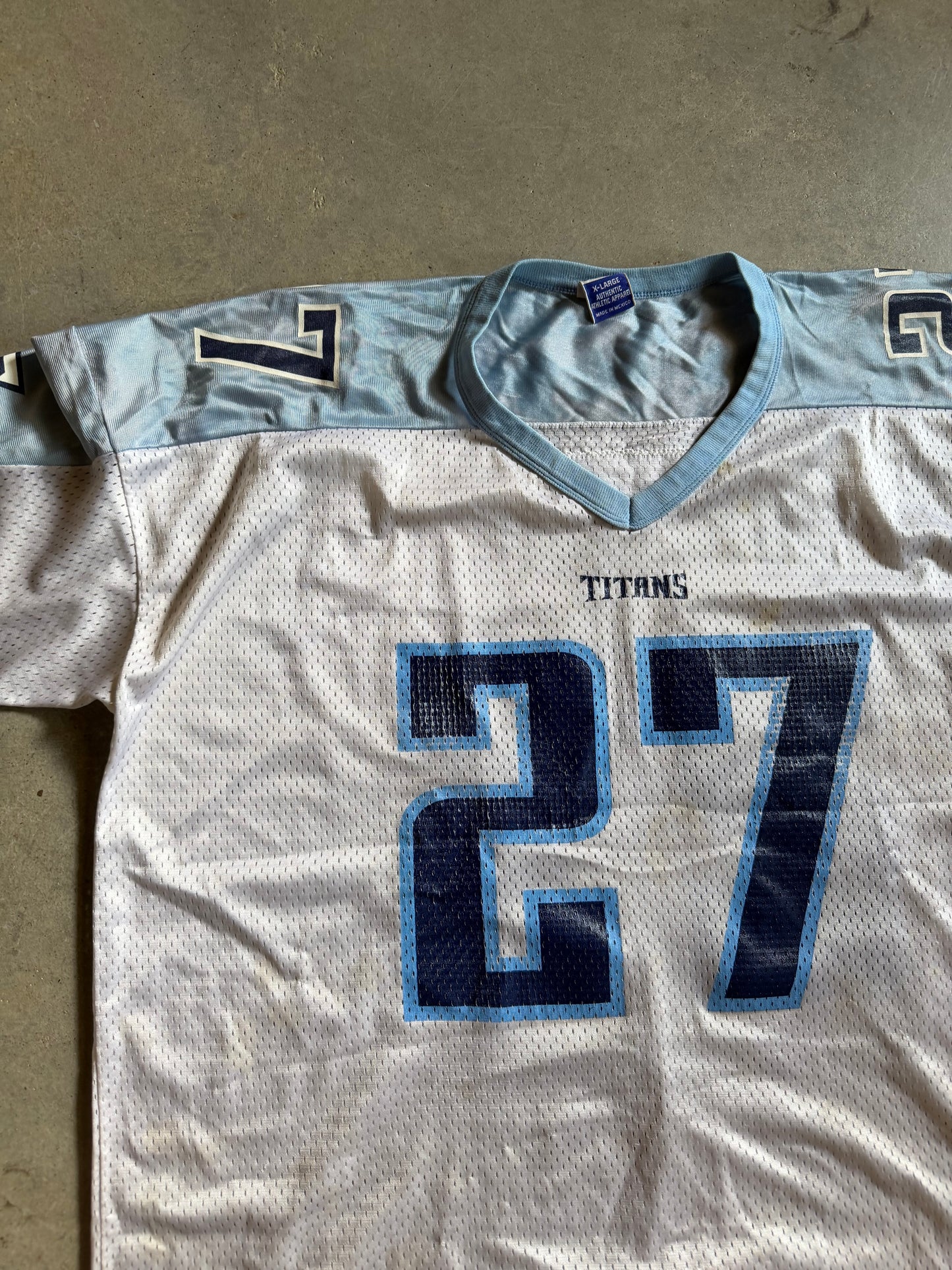 VTG Tennessee Titans Eddie George Champion Jersey Sz 48