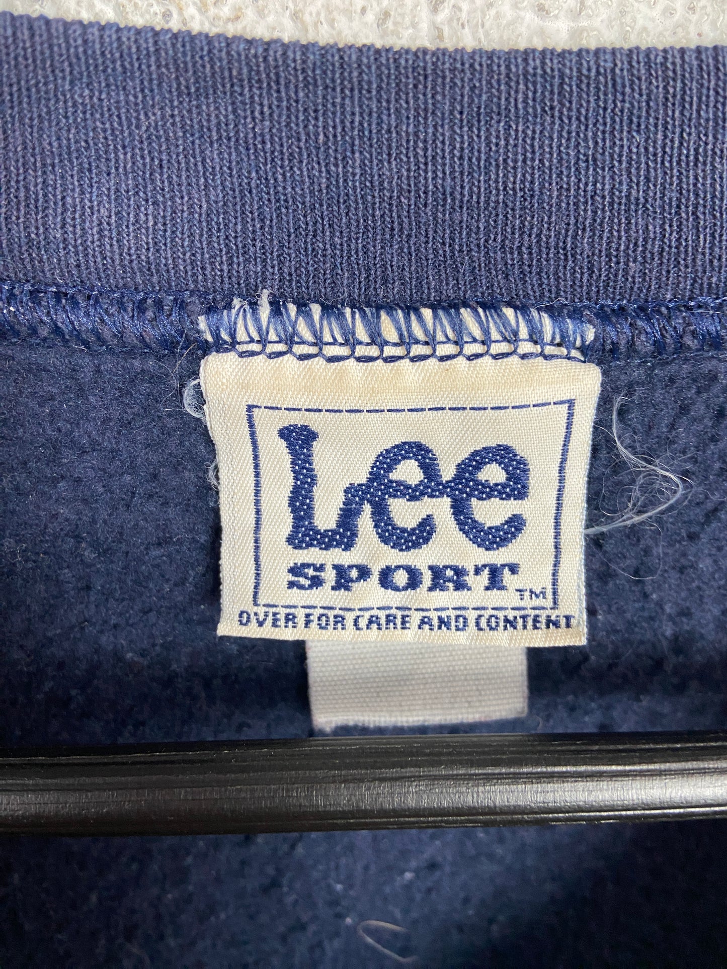 VTG Lee Sport Tennessee Titans Embroidered Crewneck Sz L