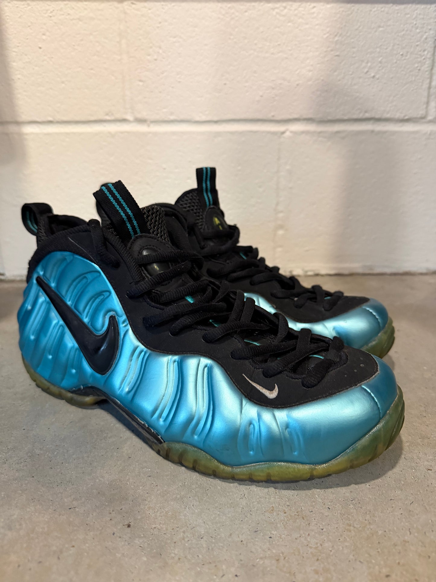 Nike Air Foamposite Pro 'Electric Blue' 2011 Sz 11M/12.5W