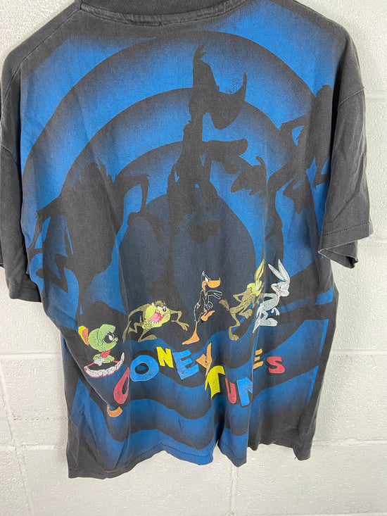 VTG Looney Tunes Wild Oats Faded Tee Sz XL