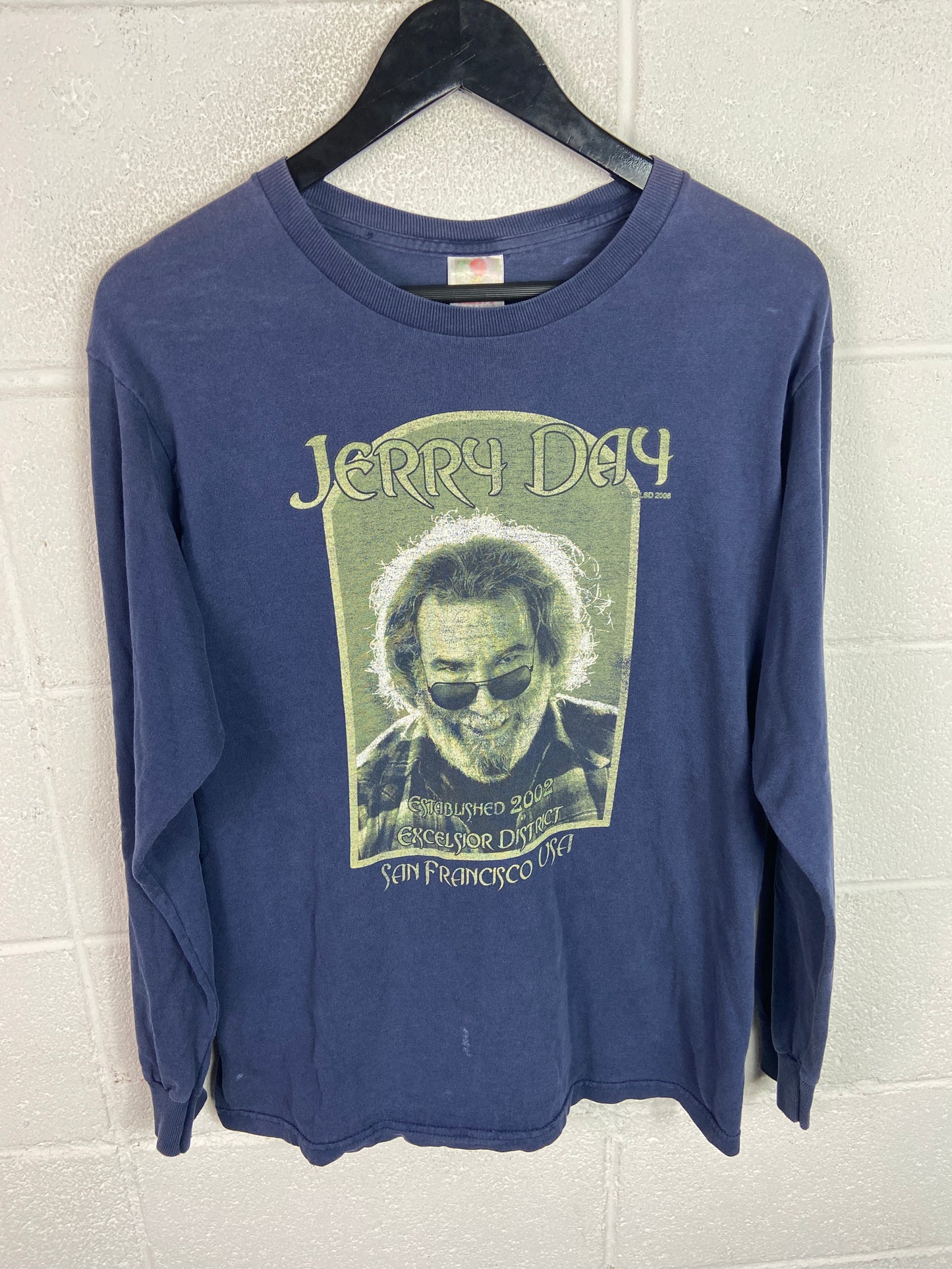 VTG 2008 Jerry Garcia Jerry Day L/S Tee Sz Med