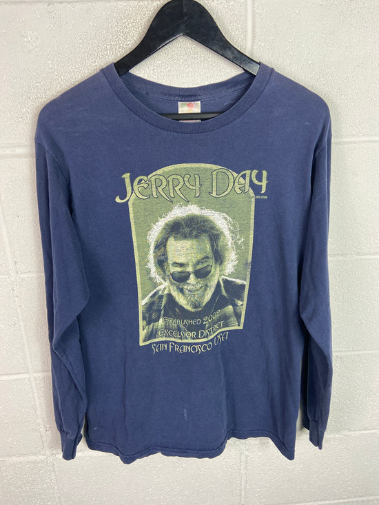 VTG 2008 Jerry Garcia Jerry Day L/S Tee Sz Med