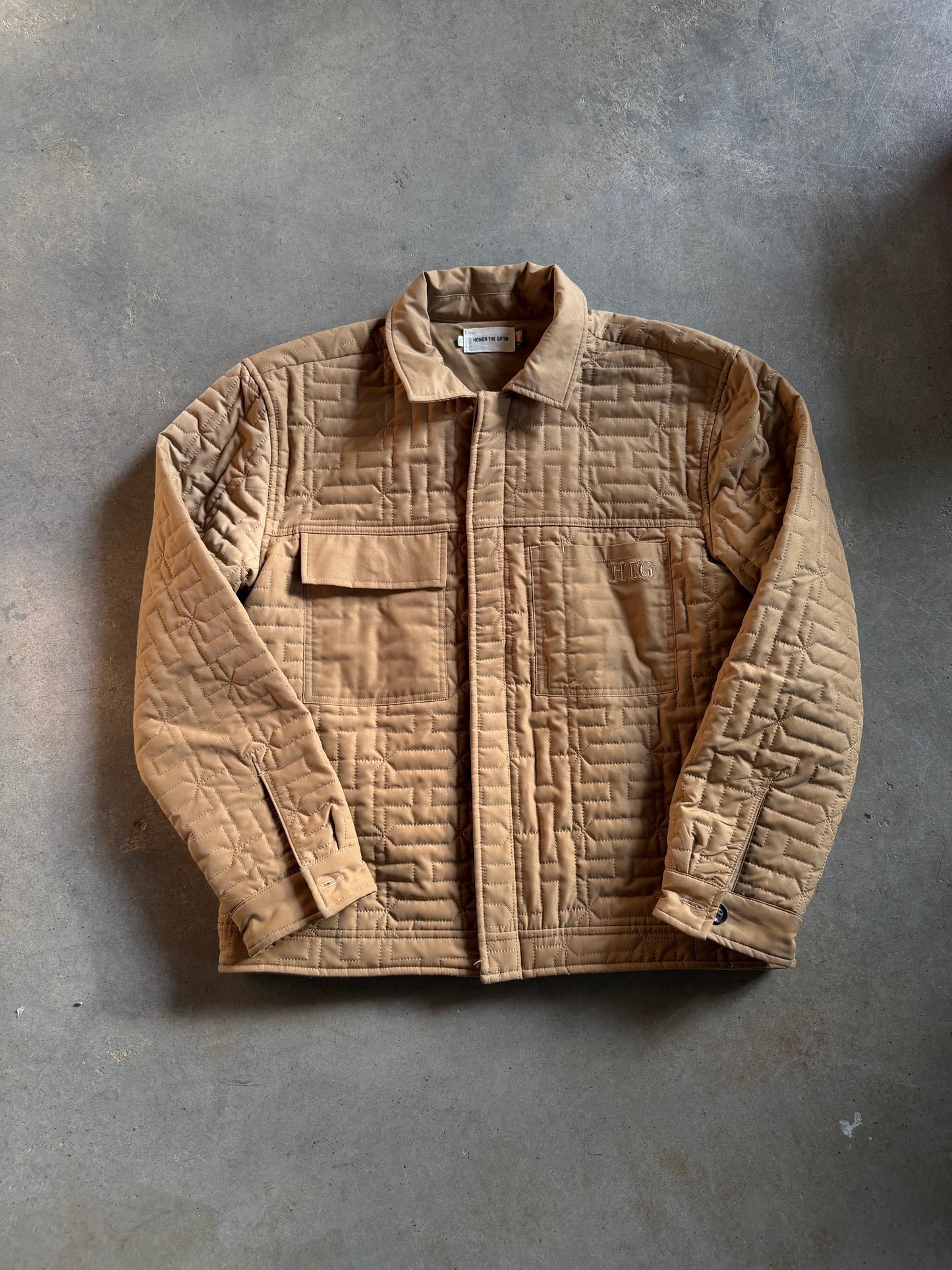 Honor The Gift Khaki Jacket Sz S