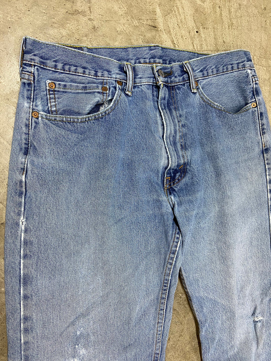 VTG Levi's 505 Straight Blue Denim Jeans Sz 36x30