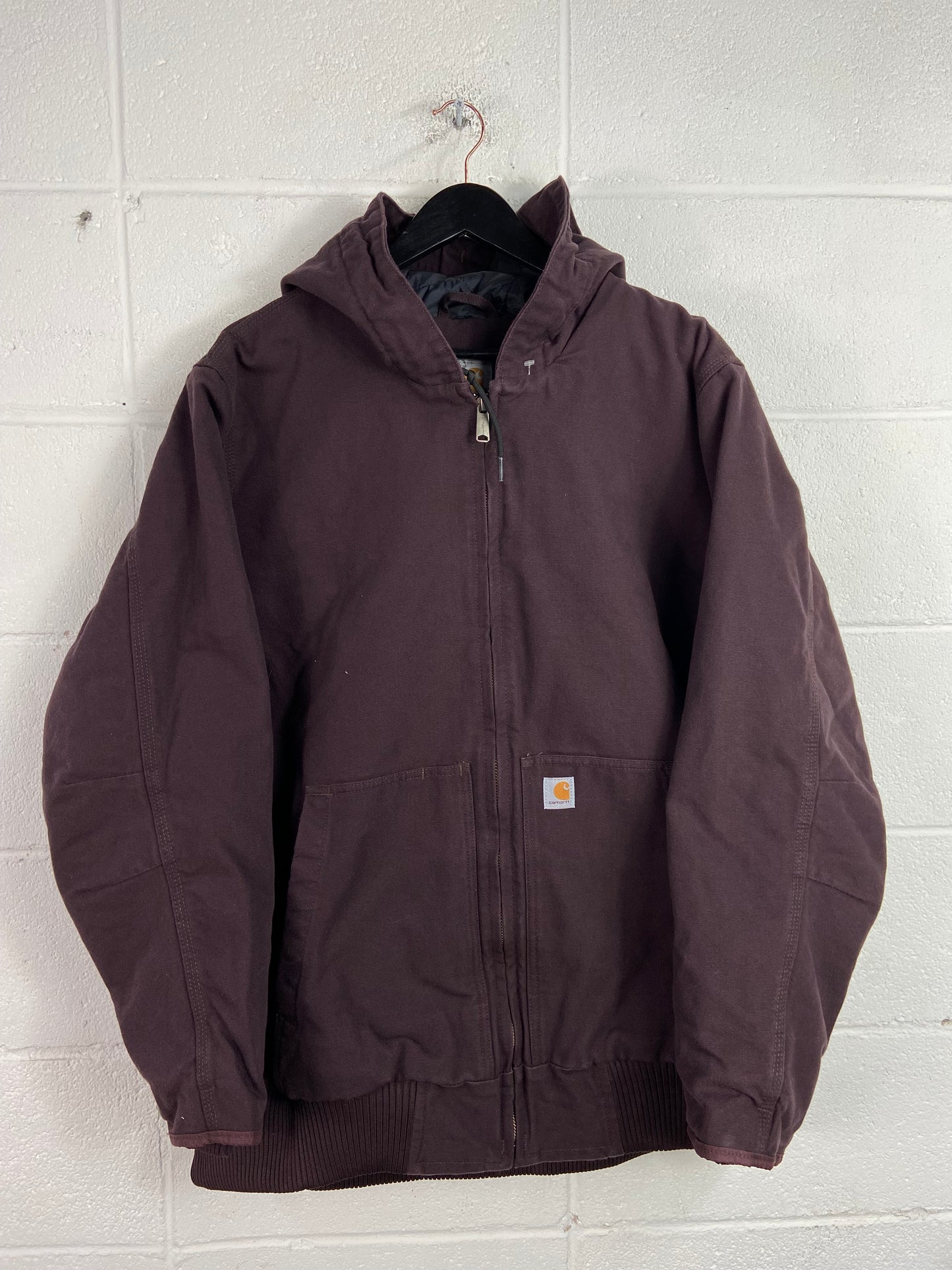 Carhartt Purple Hooded Jacket Sz XXL