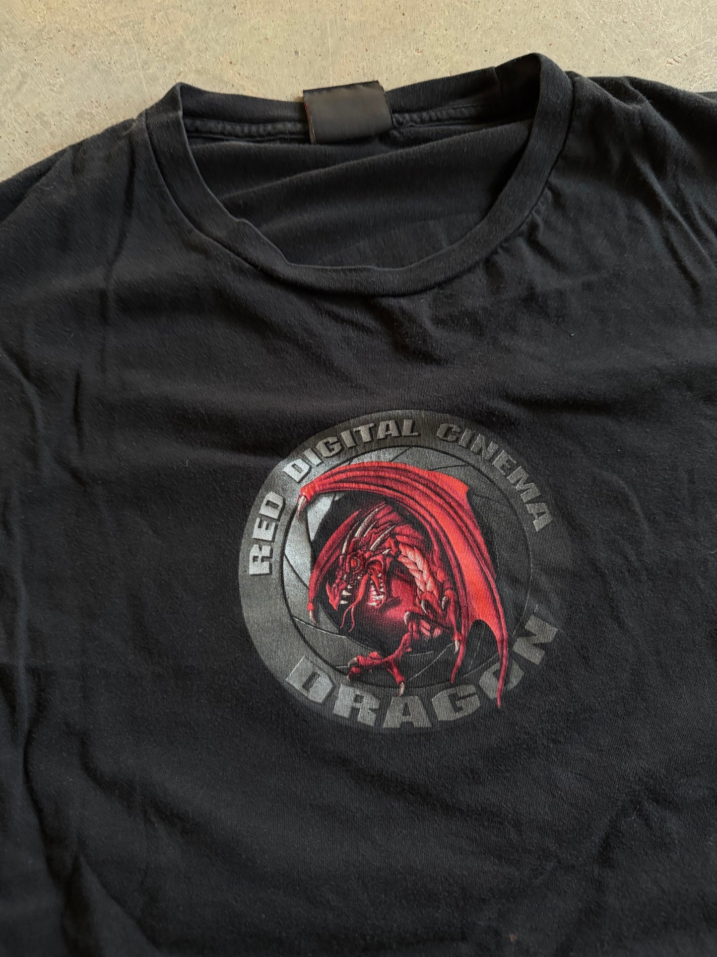VTG Red Digital Cinema Dragon Tee Sz 2XL
