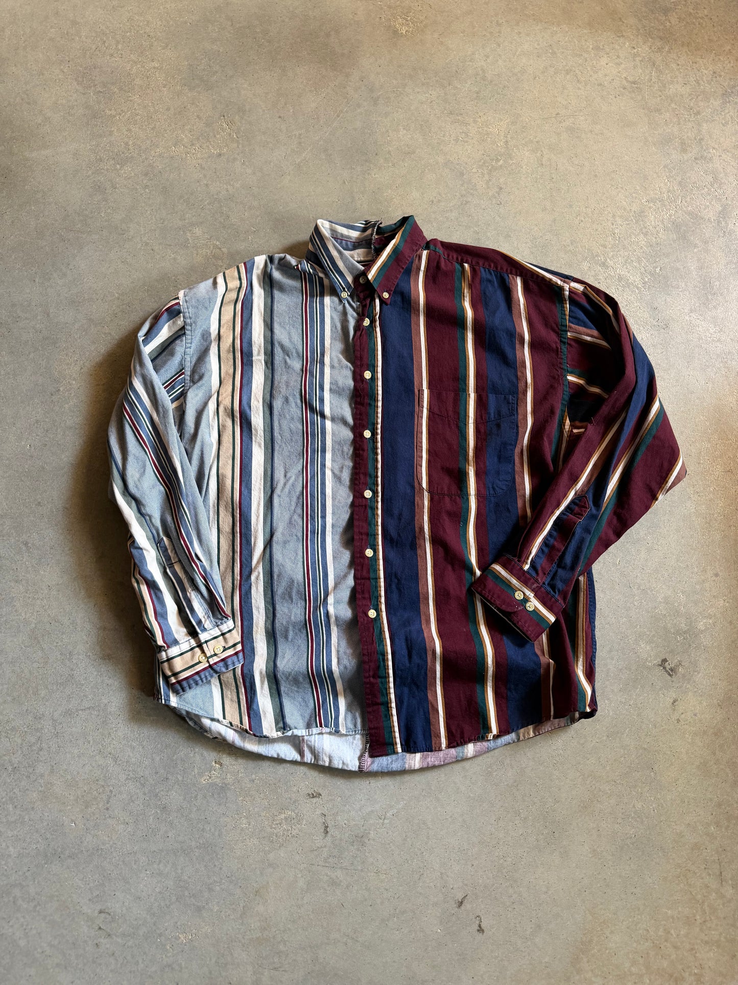 Reworked Button Up Shirt Sz L