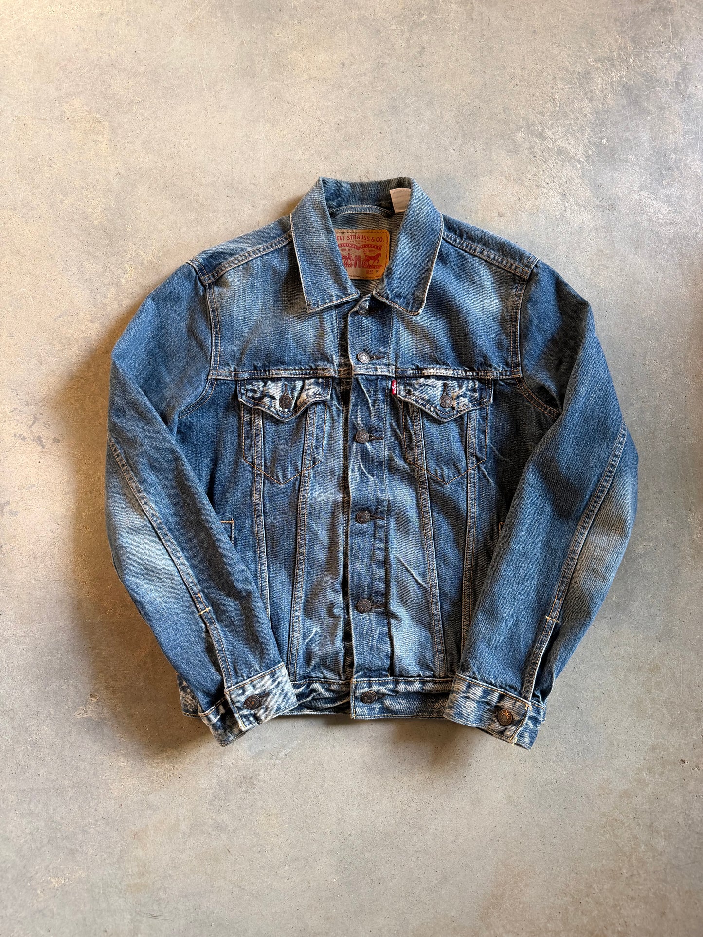 Levis Denim Wash Jacket Sz S