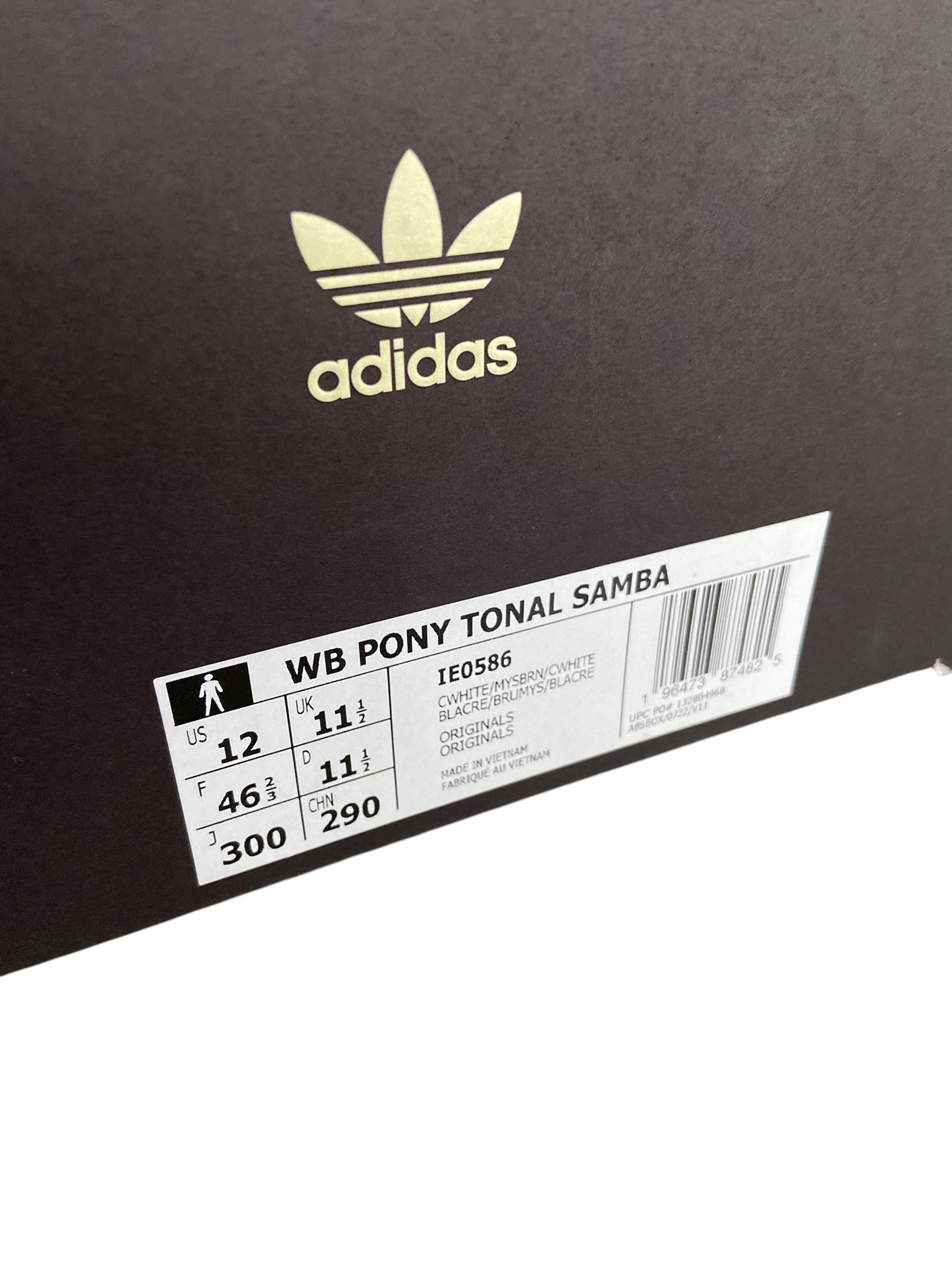 Preowned Adidas Wales Bonner WB Pony Hair Tonal/Cream IE0586 Sz 12M/13.5W