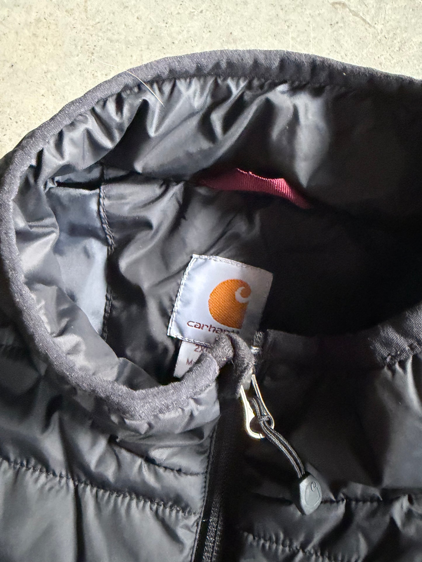 Carhartt Gray Puffer Jacket Sz 2XL